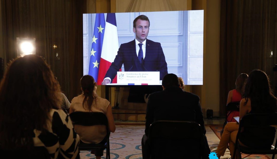 ماكرون: أشعر بالخجل من القادة اللبنانيين (صور - فيديو)
