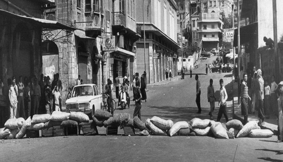 من صور الحرب الأهلية اللبنانية.