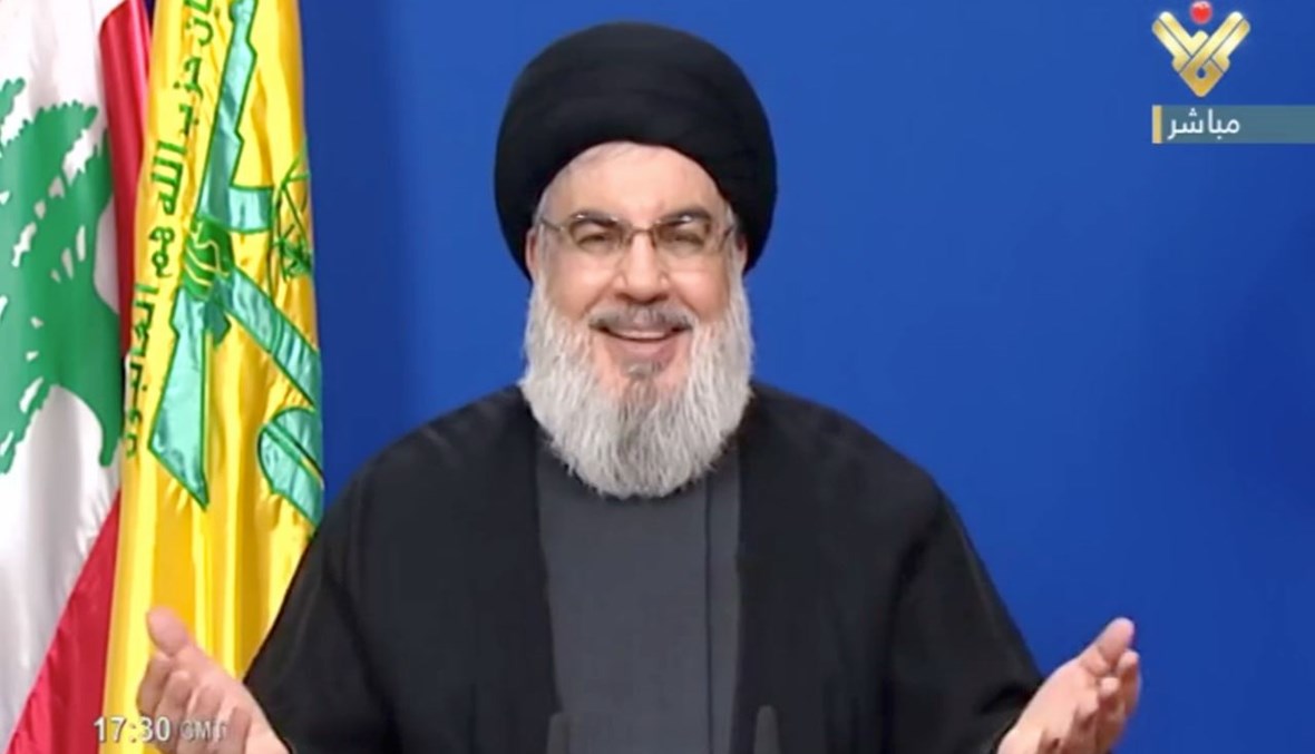 نصرالله: رحبنا بماكرون كصديق للبنان وليس كوالي عليه ومستعدون للحوار وانجاح المبادرة الفرنسية