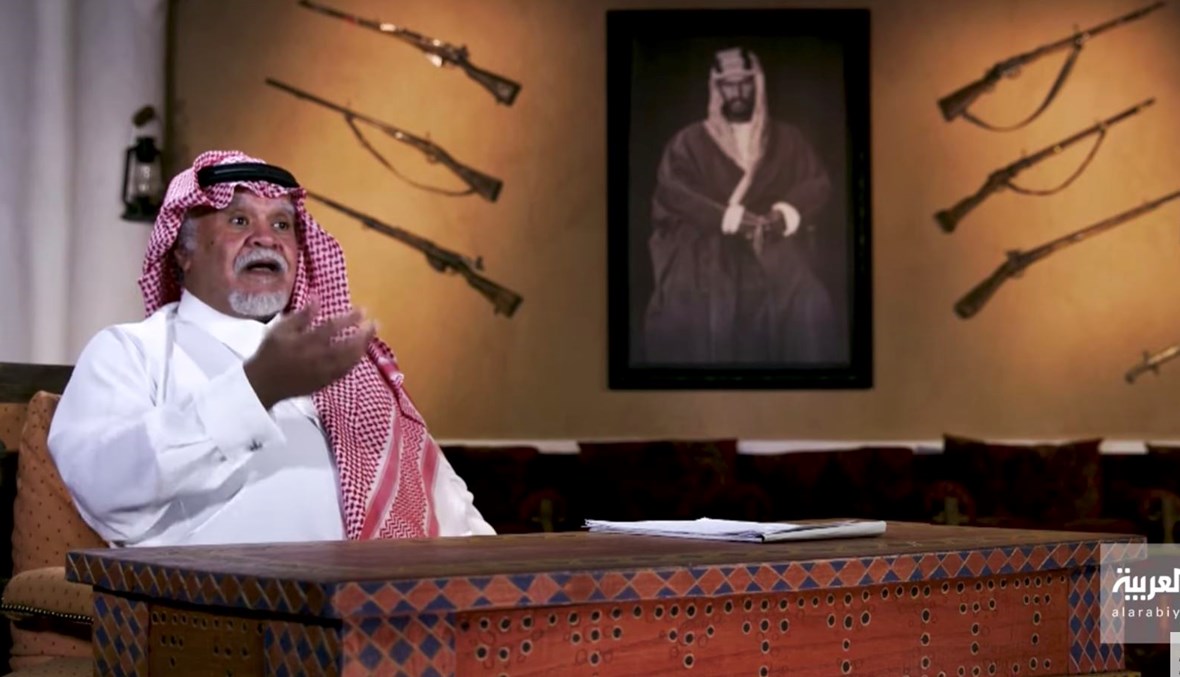 الأمير بندر بن سلطان خلال مقابلته مع "العربية"
