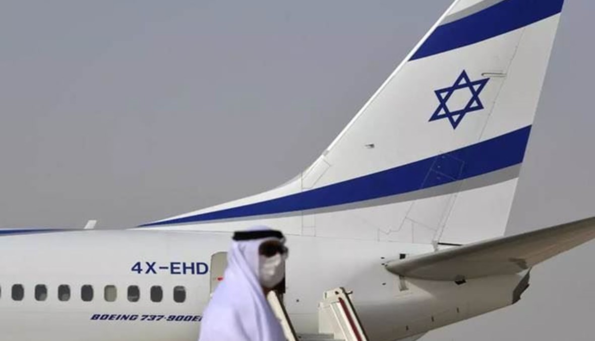 طائرة إسرائيلية في الإمارات (أ ف ب).