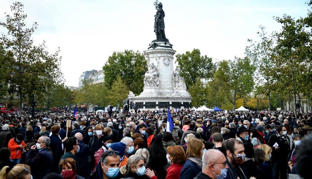 تظاهرات في باريس (أ ف ب).