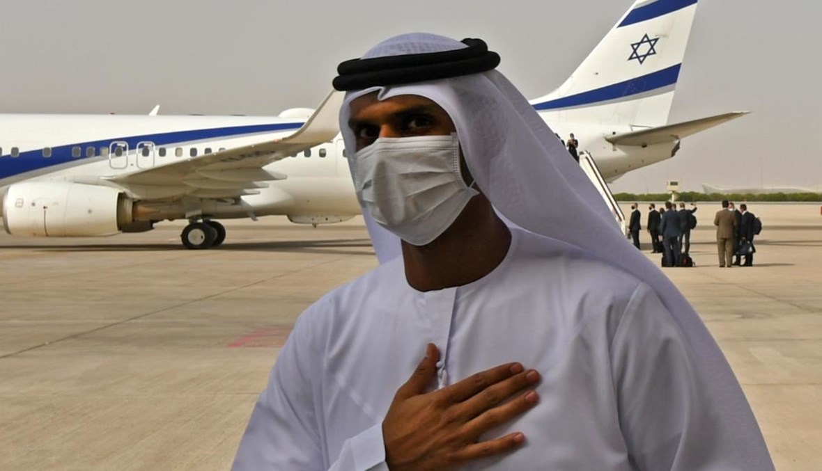 الطيران الإسرائيلي في الإمارات (أ ف ب).