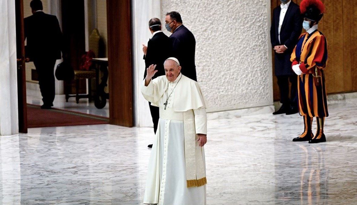 البابا فرنسيس (أ ف ب).