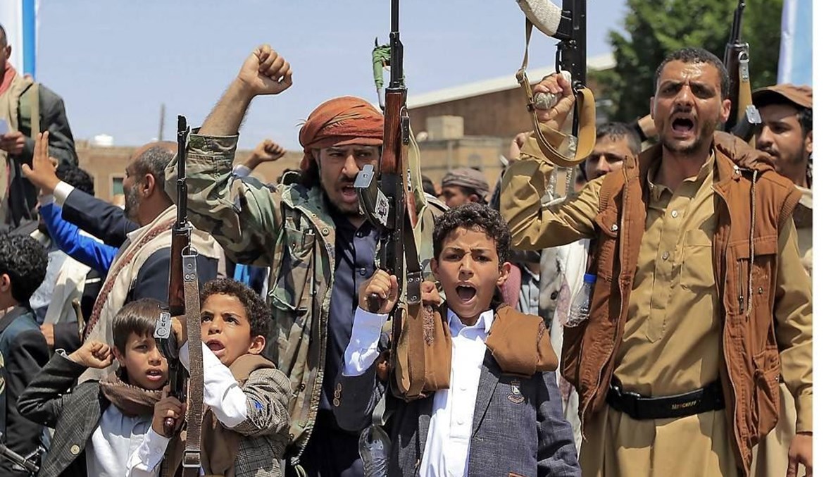 الحوثيون في اليمن (أ ف ب).