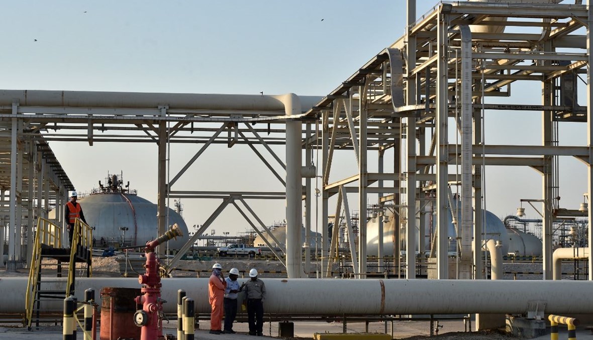معمل معالجة النفط التابع لأرامكو السعودية في منطقة بقيق (أ ف ب).