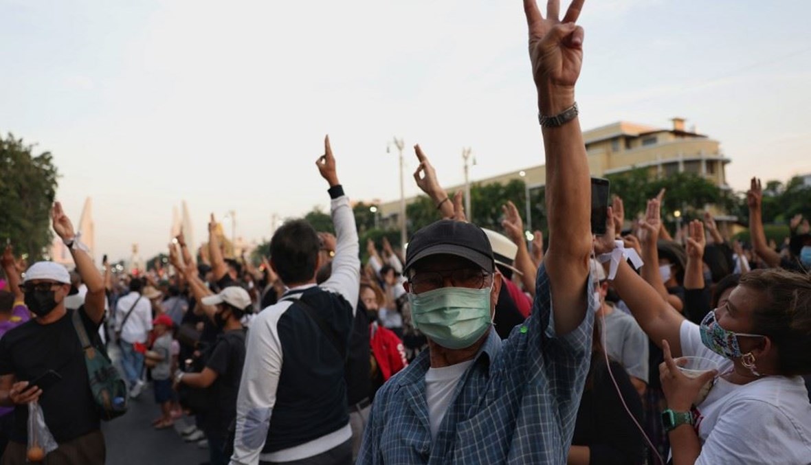 مشهد من الاحتجاجات (أ ف ب). 