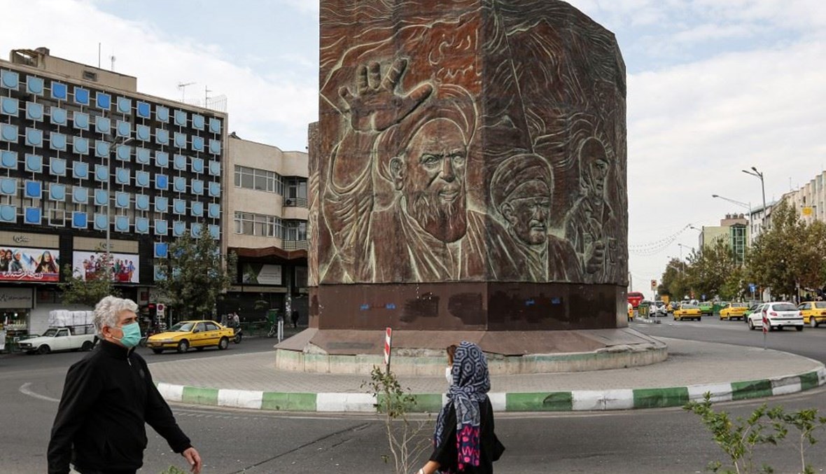 مشهد في الشارع الإيراني (تعبيرية- أ ف ب). 
