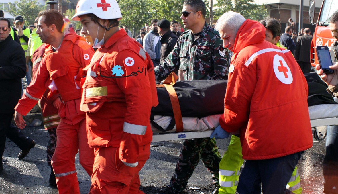 استشهاد الوزير السابق محمد شطح في تفجير ارهابي قرب بيت الوسط (بالصور والفيديو)