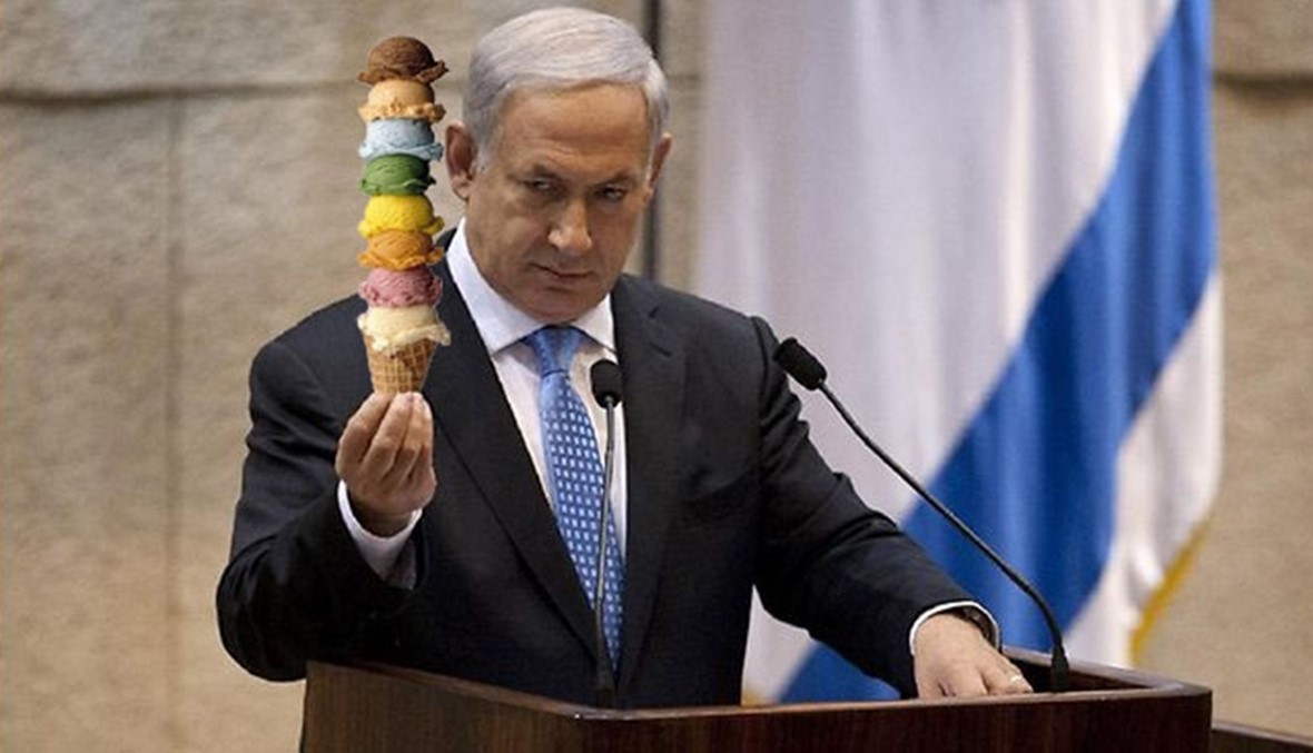 نتانياهو يتخلى عن الميزانية المخصصة لشراء البوظة!