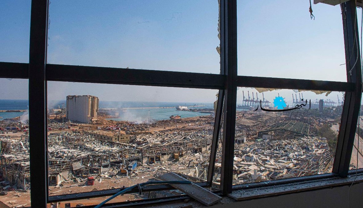 نافذة على مرفأ بيروت (نبيل اسماعيل).