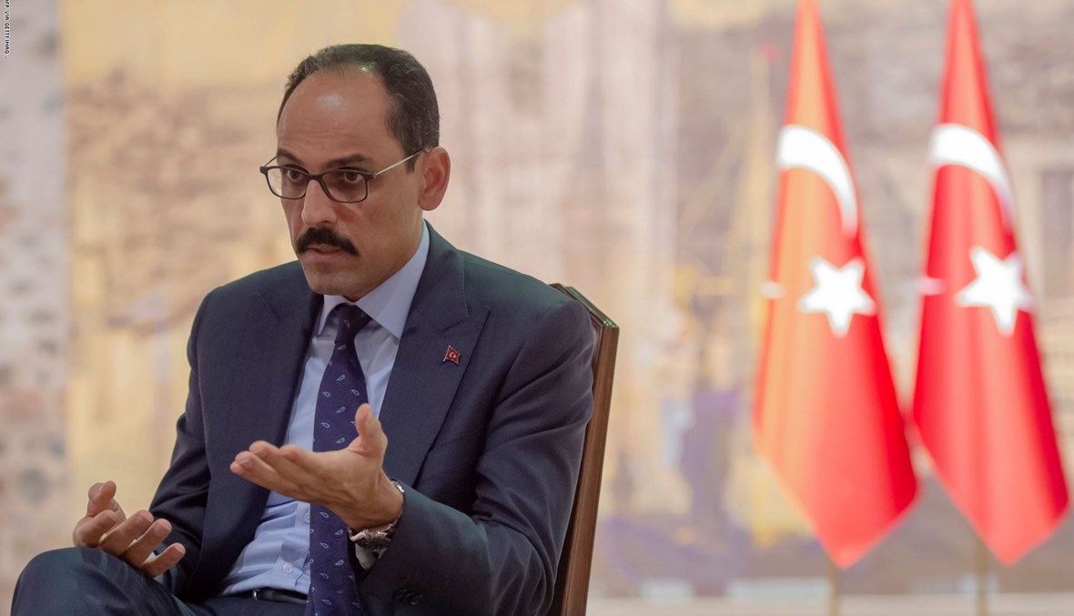 الناطق باسم الرئاسة التركية ابرهيم كالين في صورة من الارشيف.