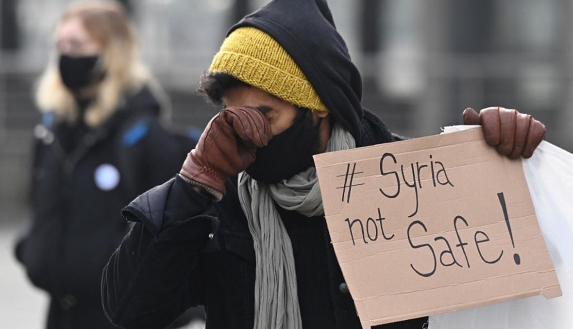 "سوريا ليست آمنة" (أ ف ب).