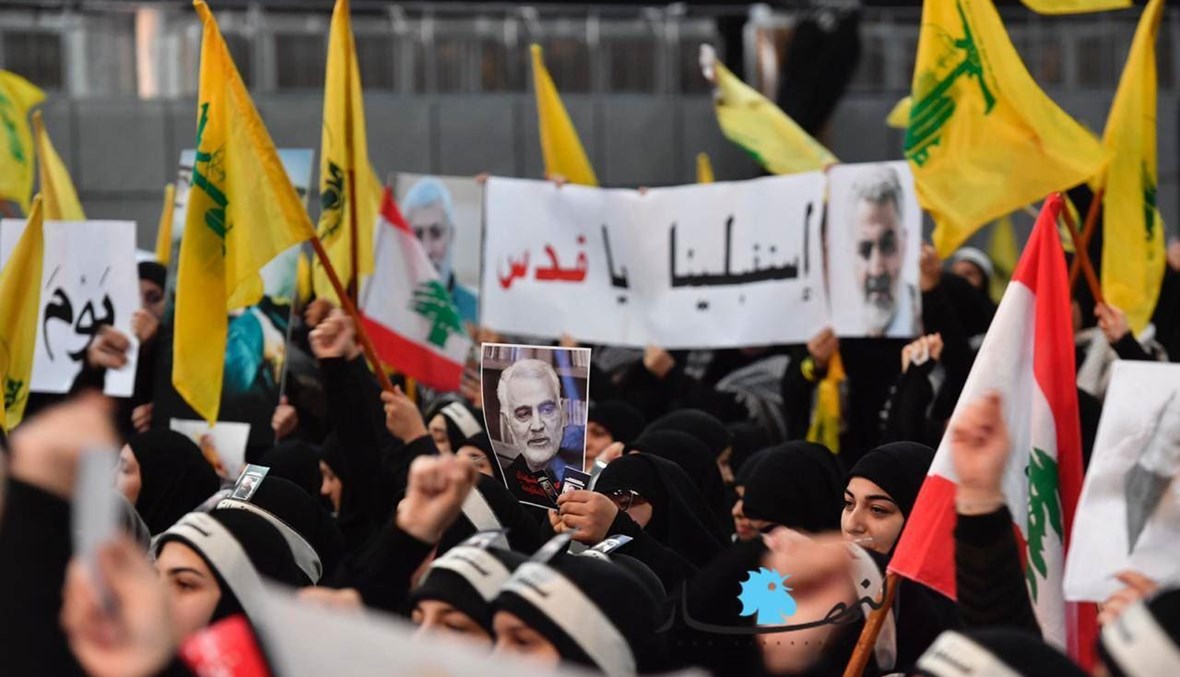 جماهير "حزب الله" في إحدى المناسبات (نبيل اسماعيل).