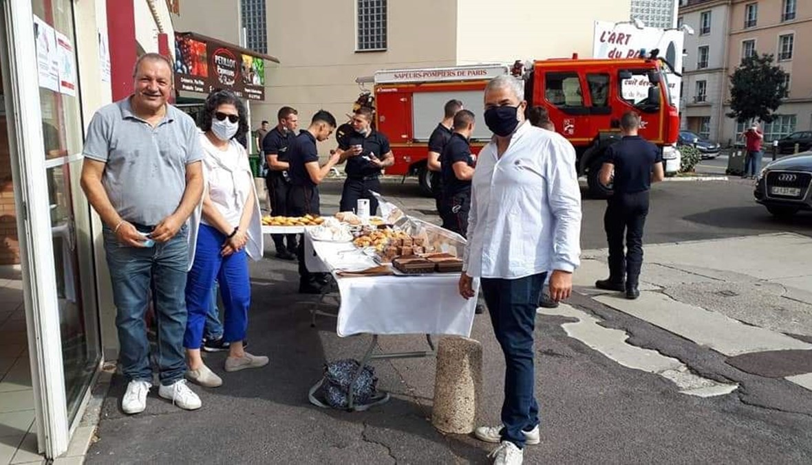جمعية "أصدقاء لبنان في فرنسا" تتضامن مع عائلات شهداء 4 آب من فوج إطفاء بيروت.