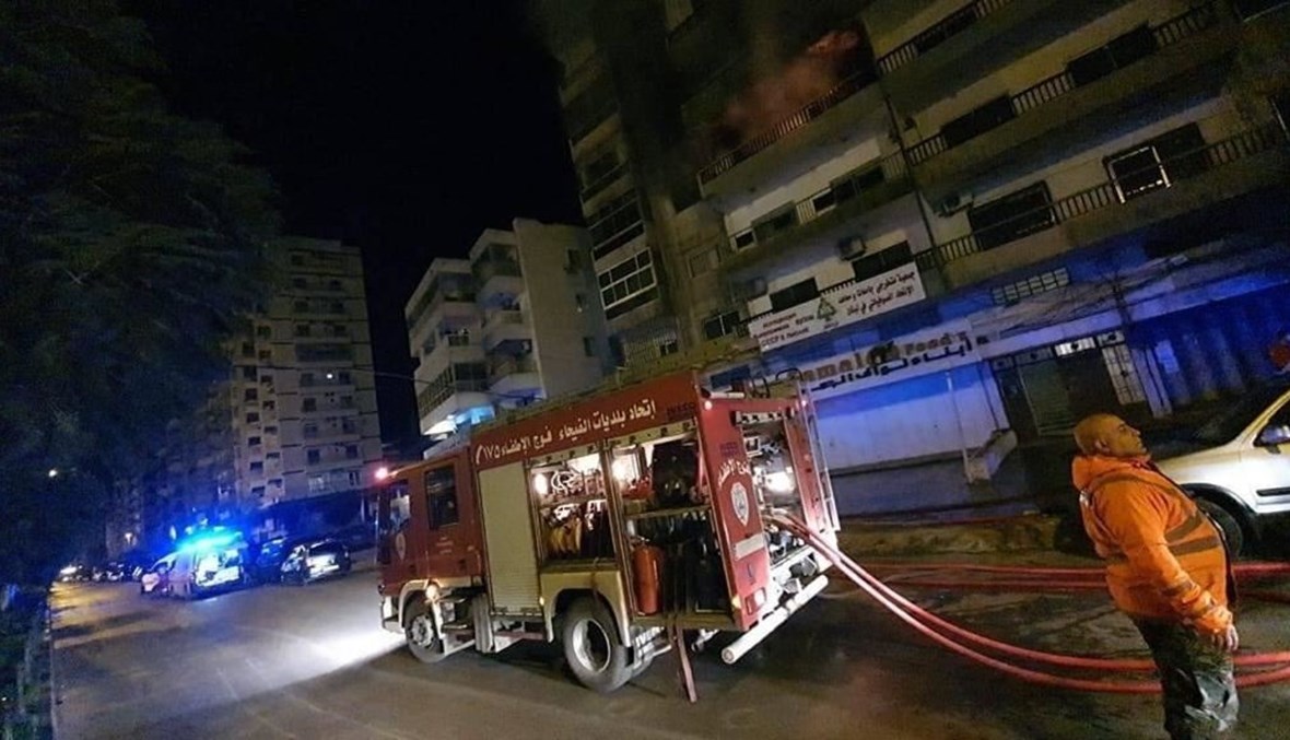 حريق في طرابلس.