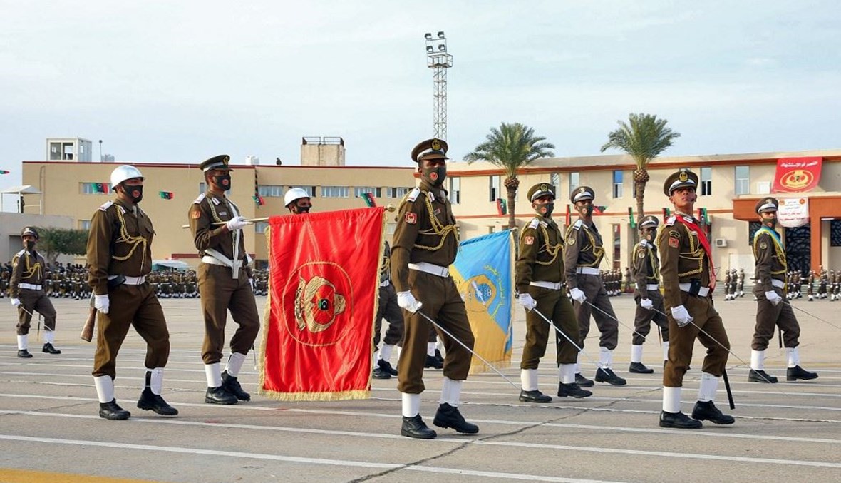 القوات الليبية (أ ف ب).