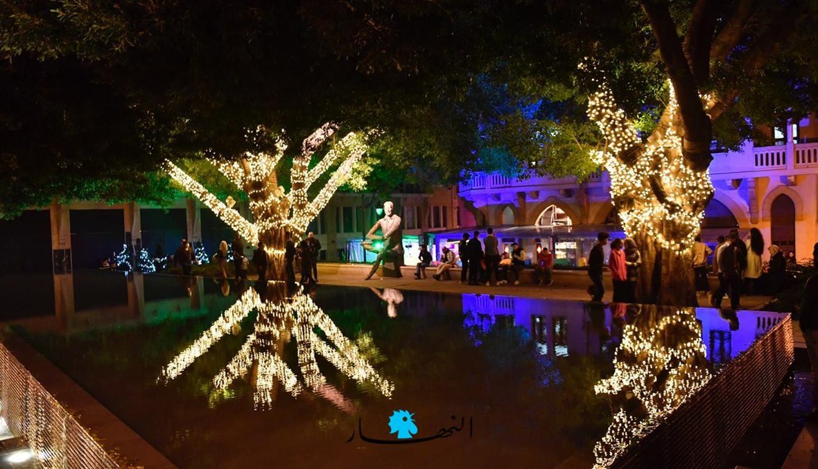 بيروت تستقبل العيد (تصوير نبيل إسماعيل).