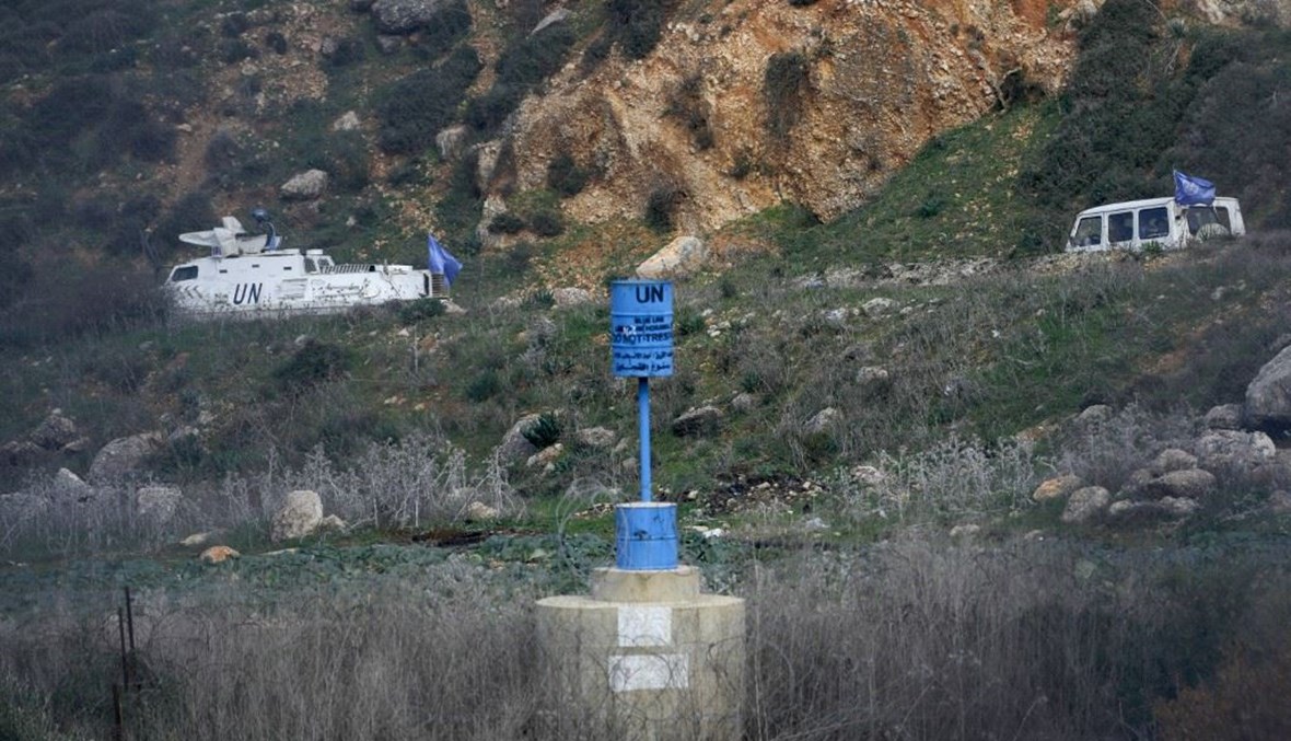 الحدود اللبنانية الجنوبية (أ ف ب).
