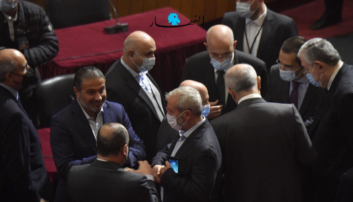 من الجلسة التشريعية، في 15 كانون الثاني 2021 (تصوير نبيل اسماعيل).