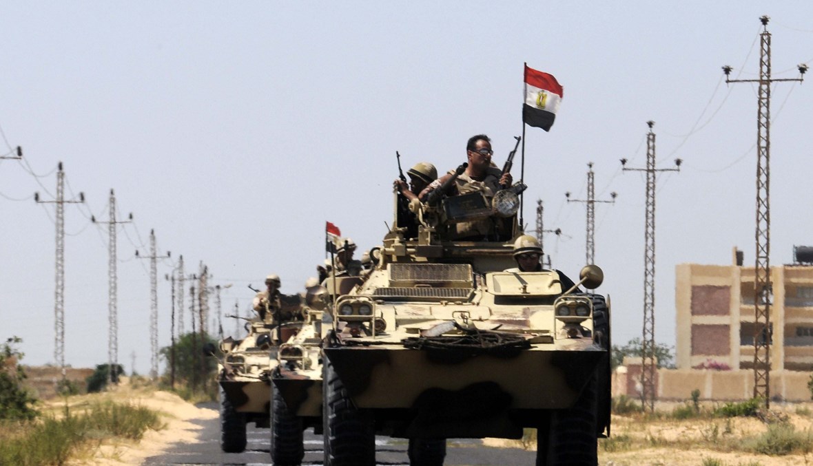 من عمليات الجيش المصري في سيناء.  (أ.ف.ب)