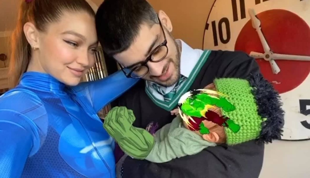 اسم طفلة جيجي حديد وزين مالك محور اهتمام جمهورهما