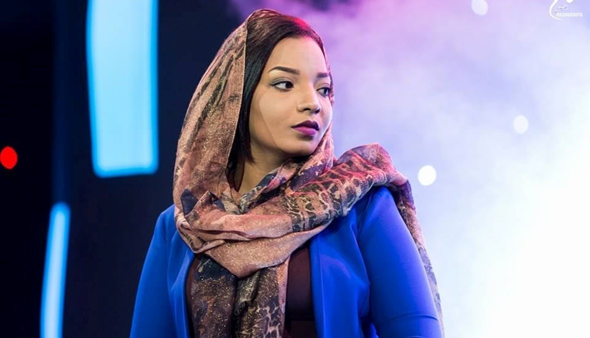 المغنية السودانية آمنة حيدر. 