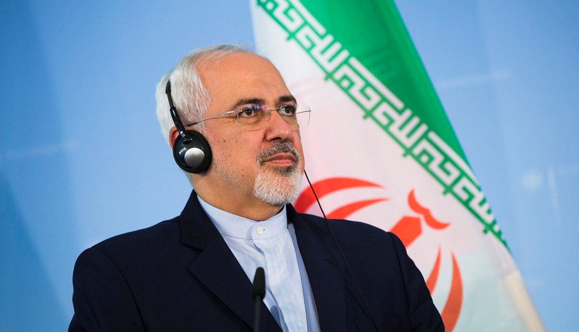 وزير الخارجية الايراني محمد جواد ظريف في صورة من الارشيف.