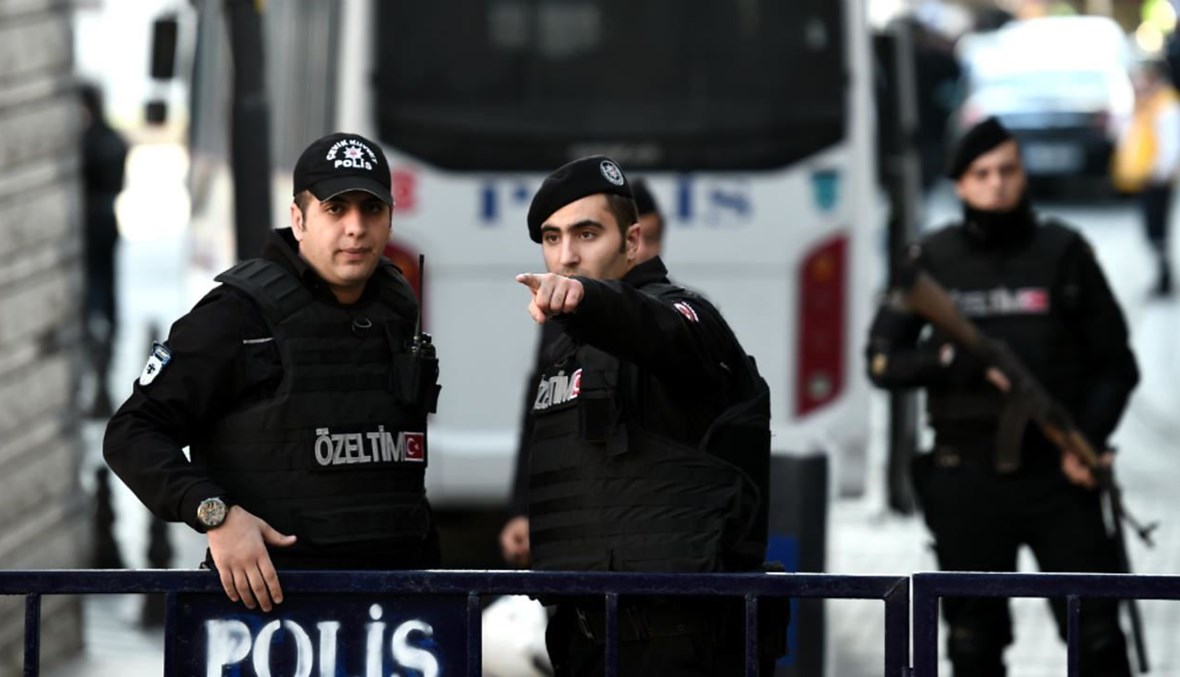الشرطة التركية (أ ف ب).