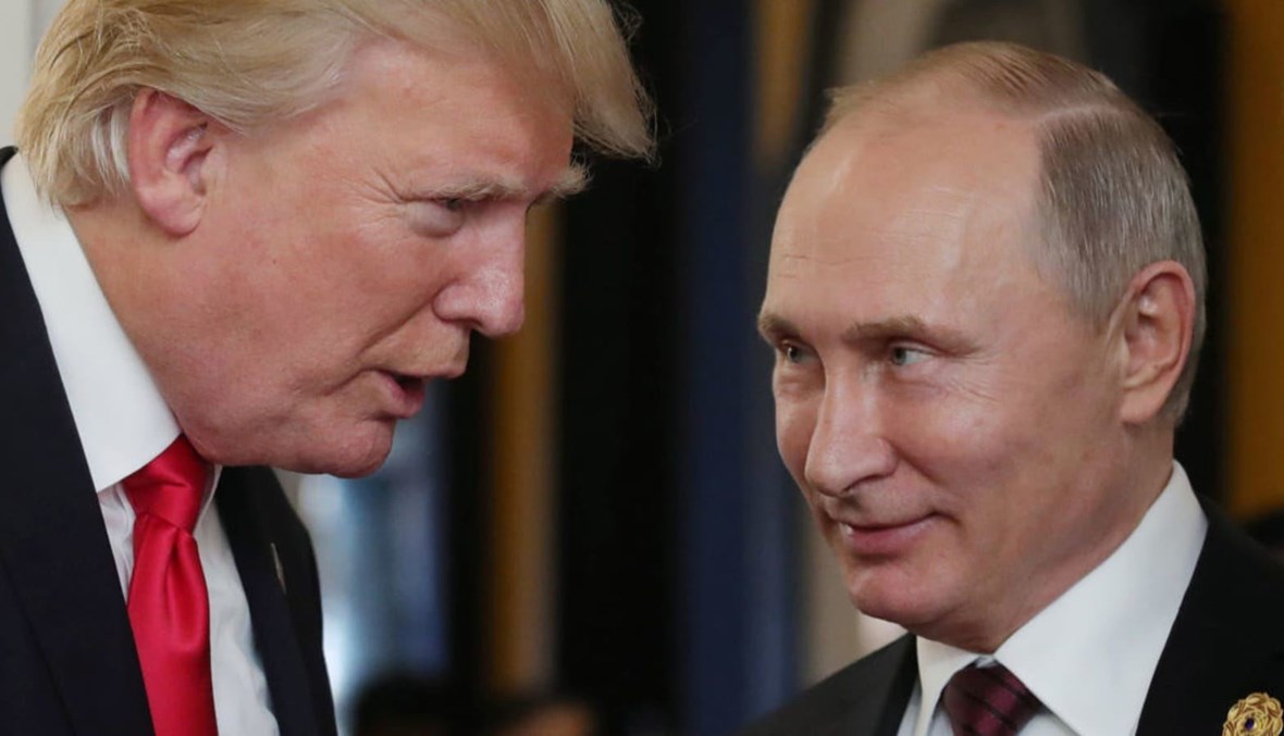 دونالد ترامب وفلاديمير بوتين (أ ف ب).