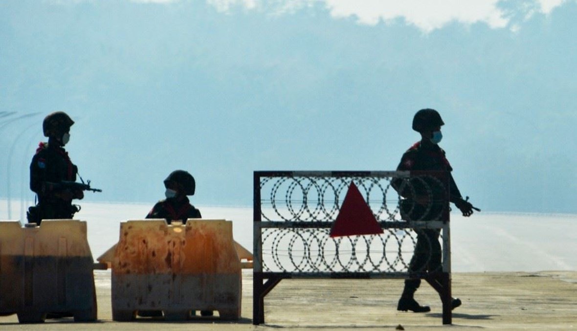 إنقلاب عسكري في بورما (أ ف ب).