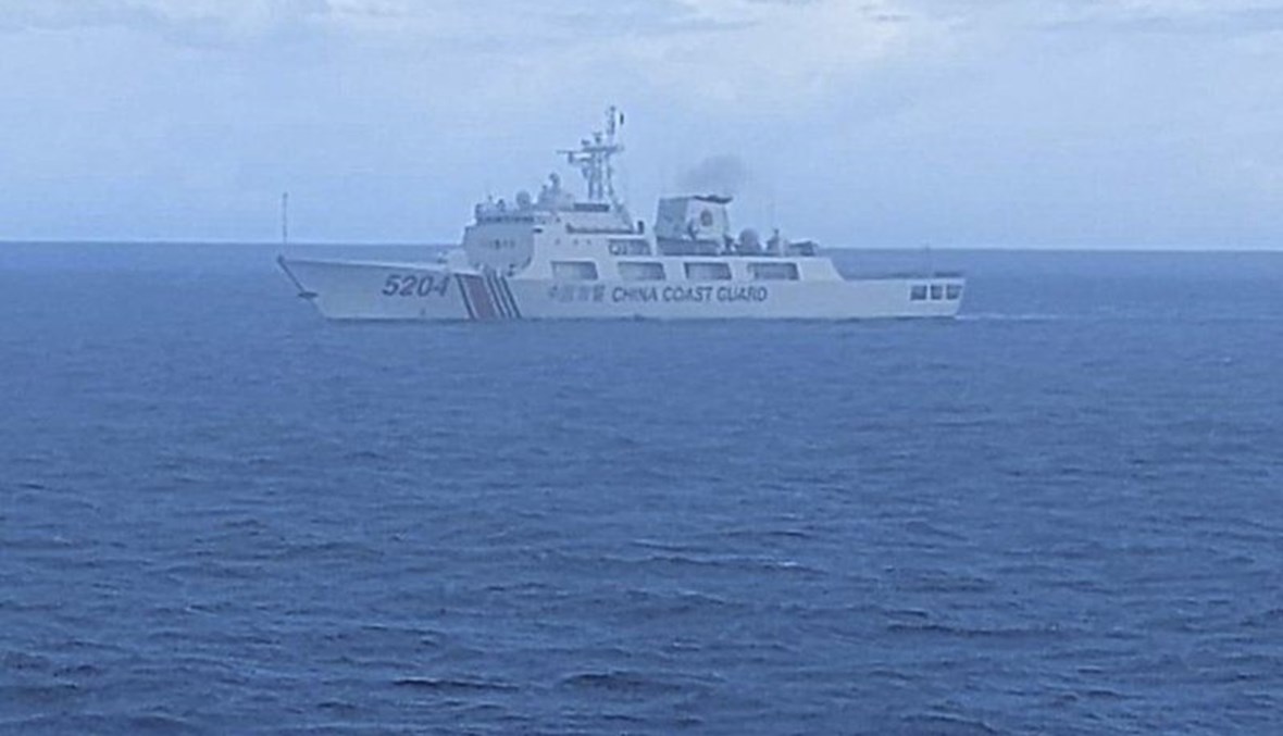 سفينة لخفر السواحل الصينية تبحر في بحر ناتونا الشمالي (15 ايلول 2020، أ ب). 