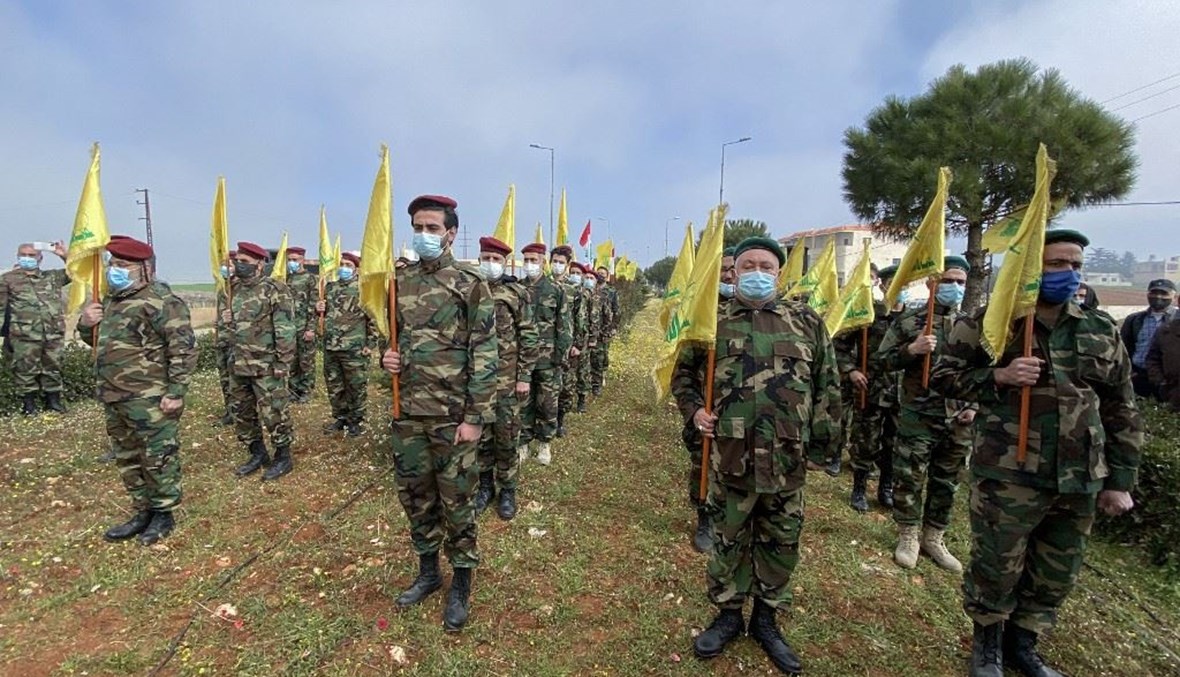 عناصر لـ"حزب الله" في البقاع (أ ف ب).