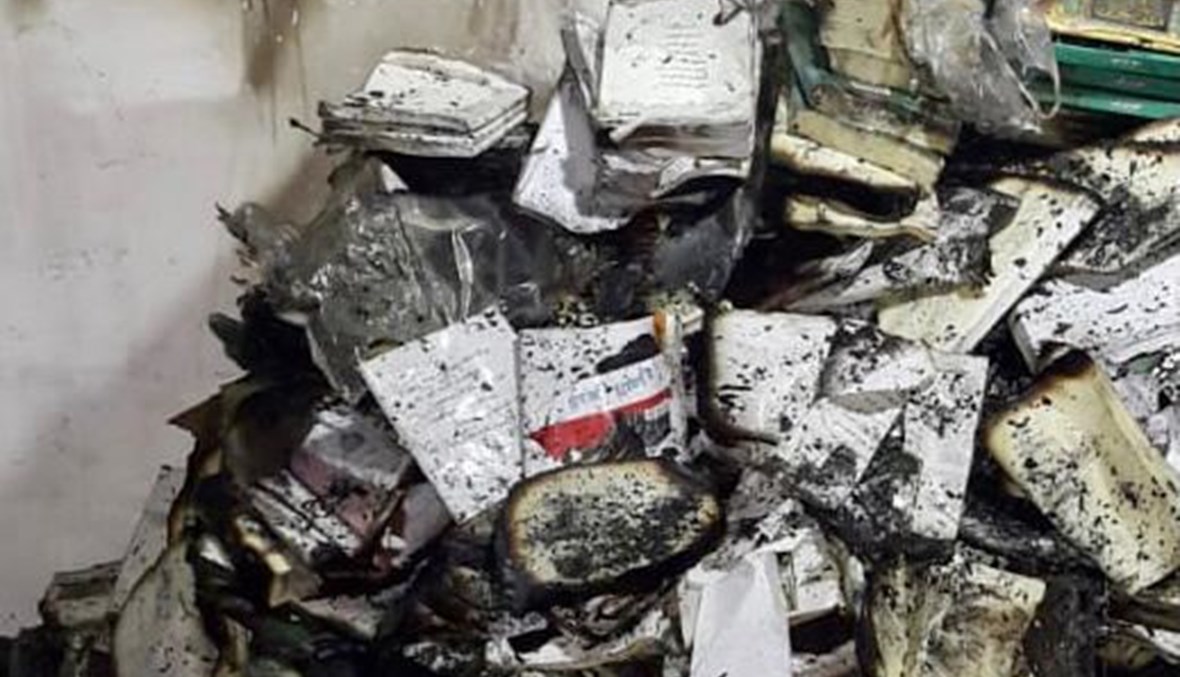  حريق في مخازن دار الأمير في بيروت التهم قسماً من الكتب