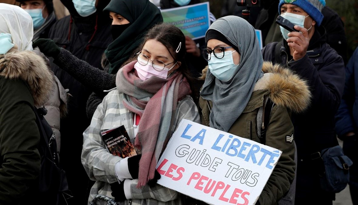 تظاهرة في باريس دفاعاً عن حقّ المسلمين "في أن يكونوا مواطنين كالآخرين" (أ ف ب).