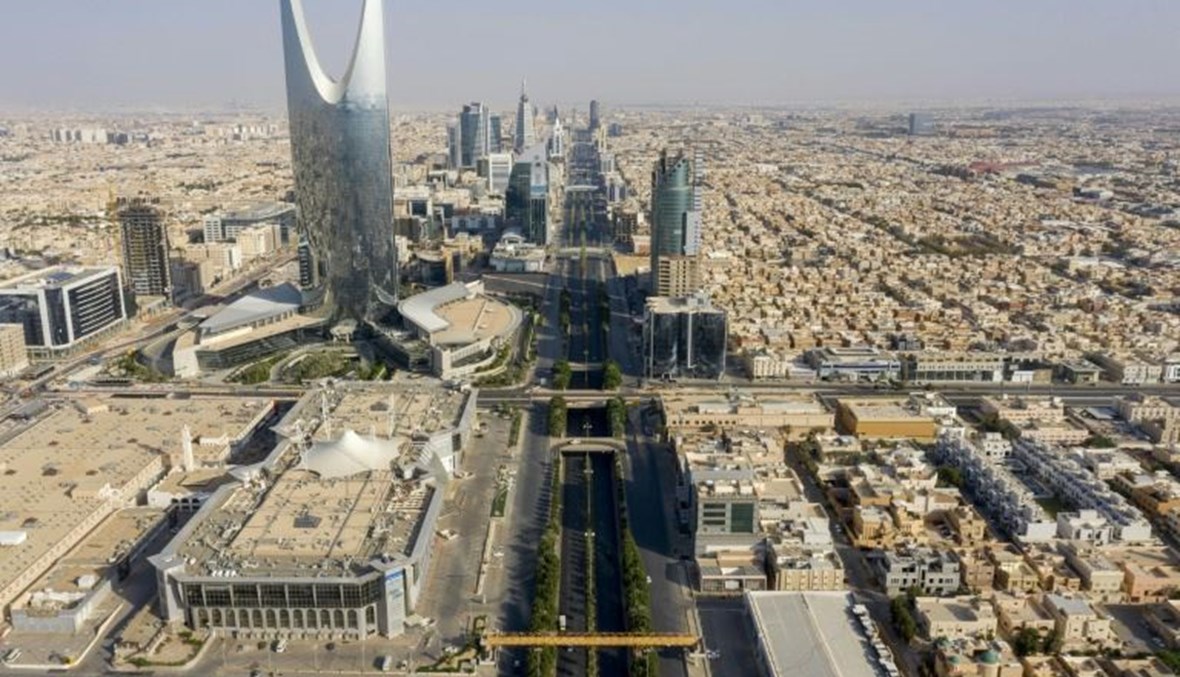 منظر عام للعاصمة السعودية الرياض.   (أ ف ب)
