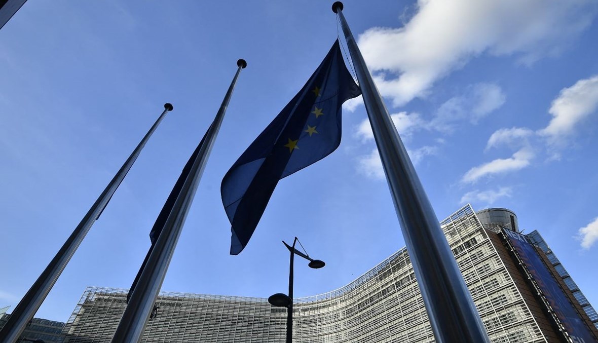 مقر الاتحاد الأوروبي في بروكسيل (23 شباط 2021، أ ف ب). 