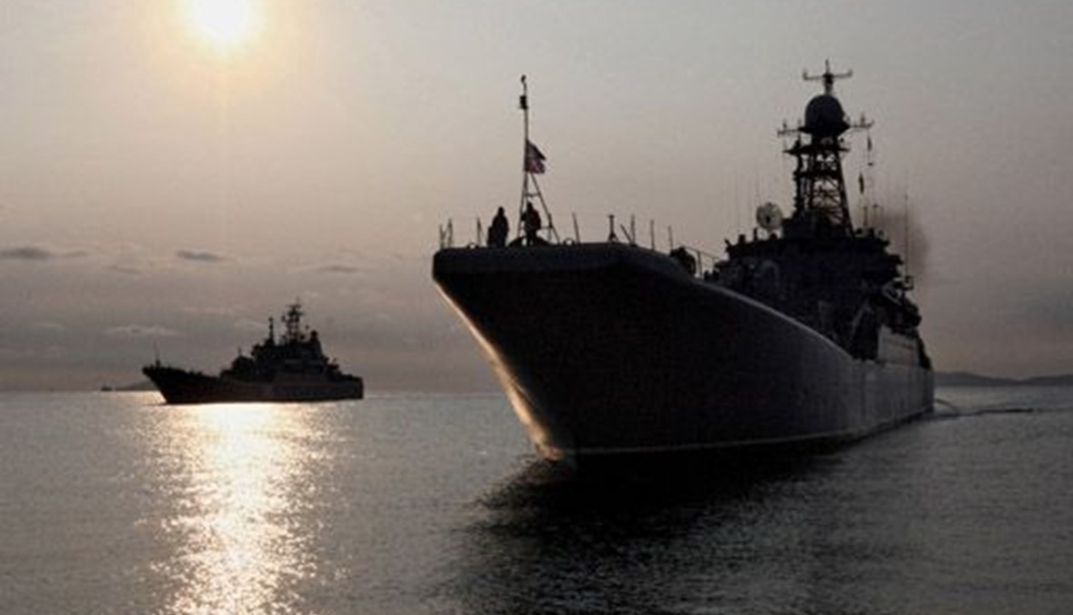 وزارة الدفاع الروسية تقرر بقاء السفن الحربية في البحر الابيض المتوسط الى اشعار آخر\r\n