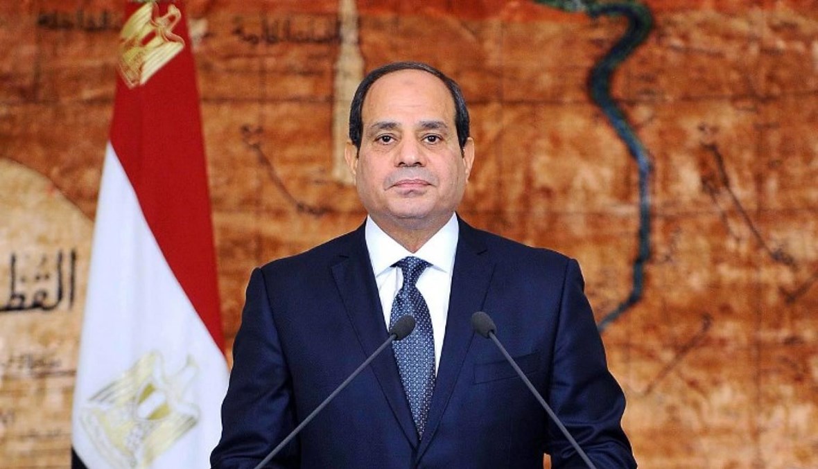 الرئيس المصري عبد الفتاح السيسي (أ ف ب).
