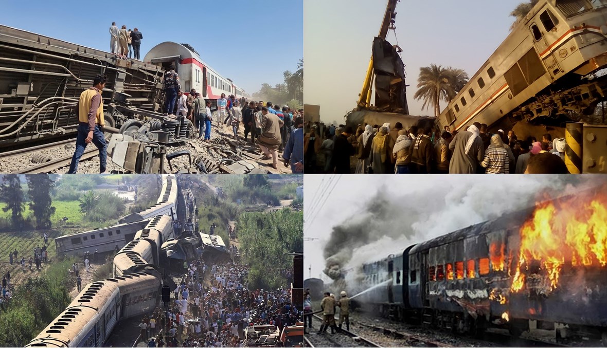 حوادث قطارات في مصر 