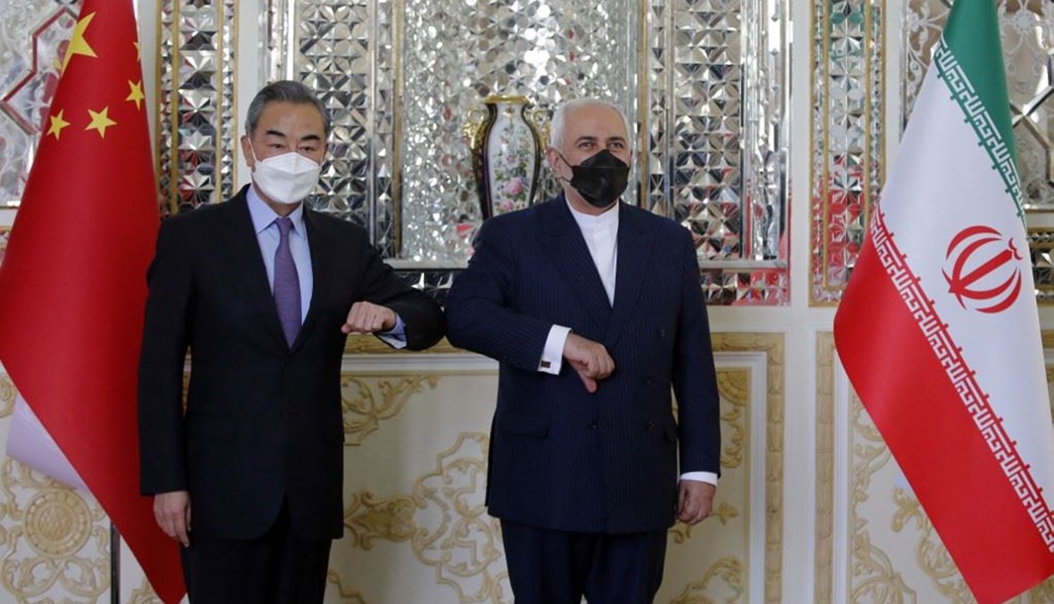 الاتفاق الصيني الإيراني (أ ف ب).