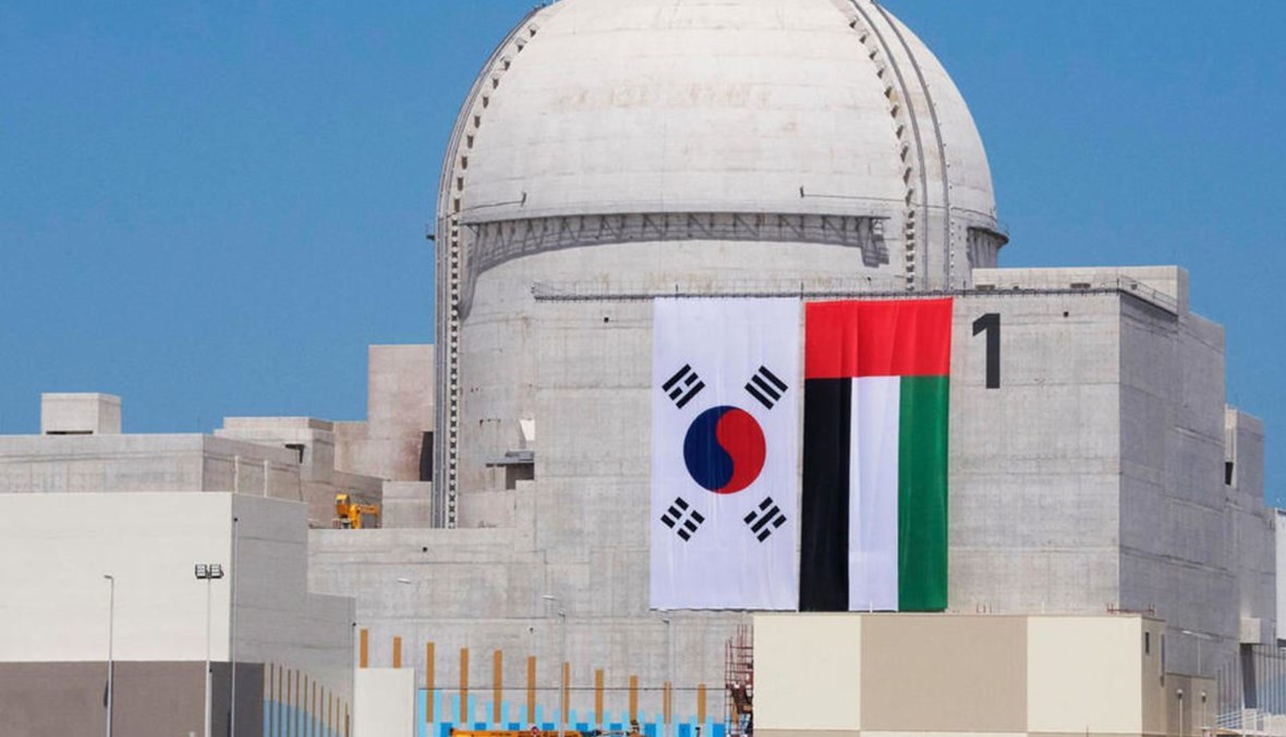 محطة "براكة" للطاقة النووية في الإمارات (أ ف ب).