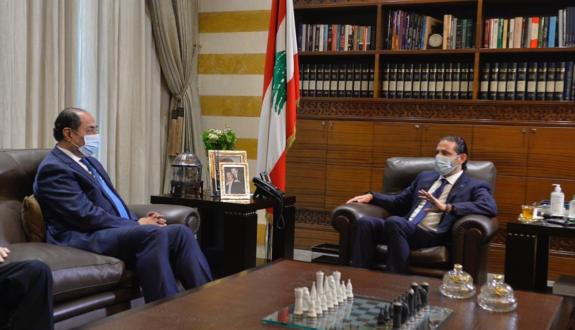 الرئيس سعد الحريري والسفير حسام زكي