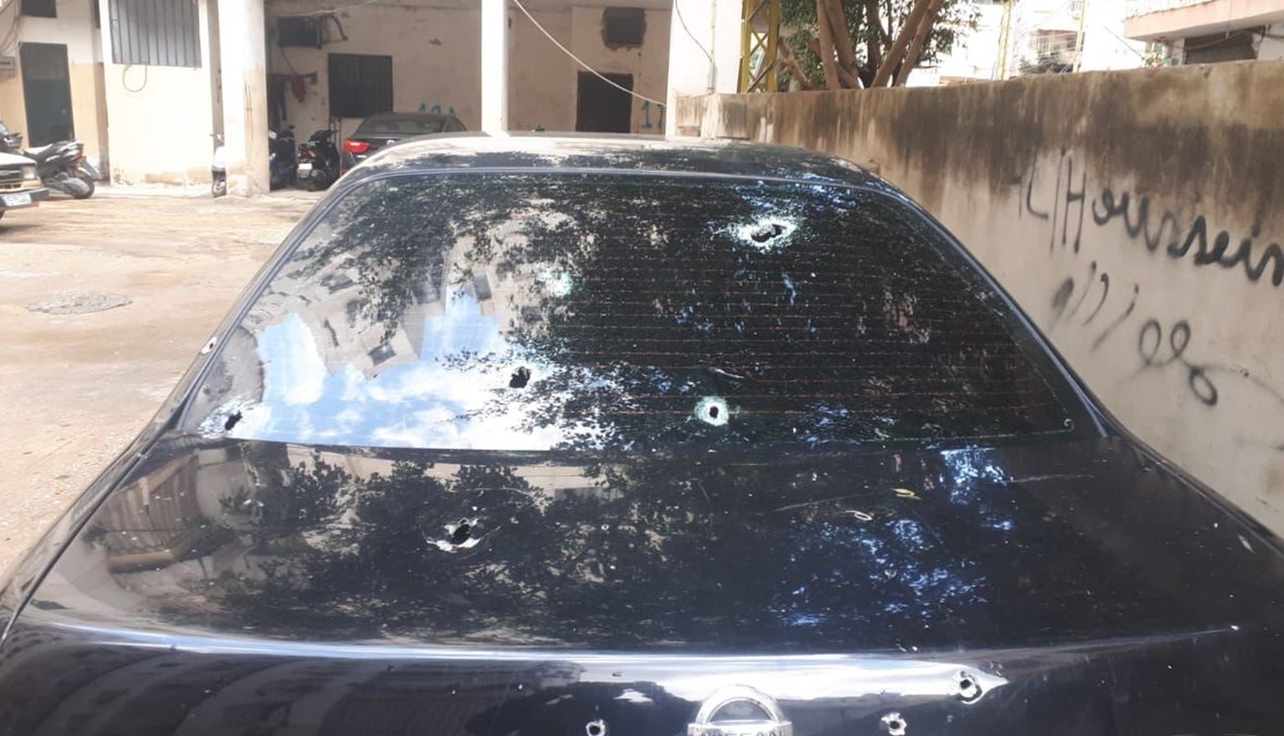 سيارة الشيخ عباس زغيب تتعرّض لإطلاق نار في المريجة.
