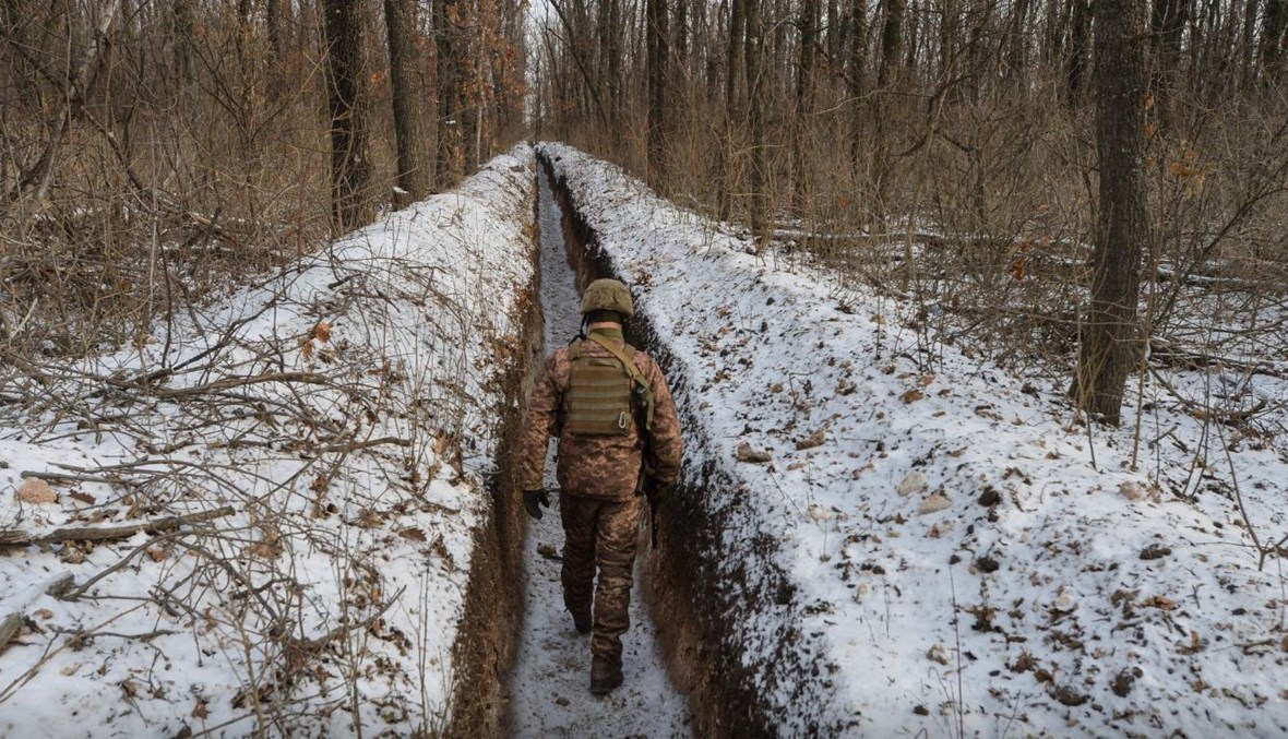 صورة من الحدود الروسية الأوكرانية