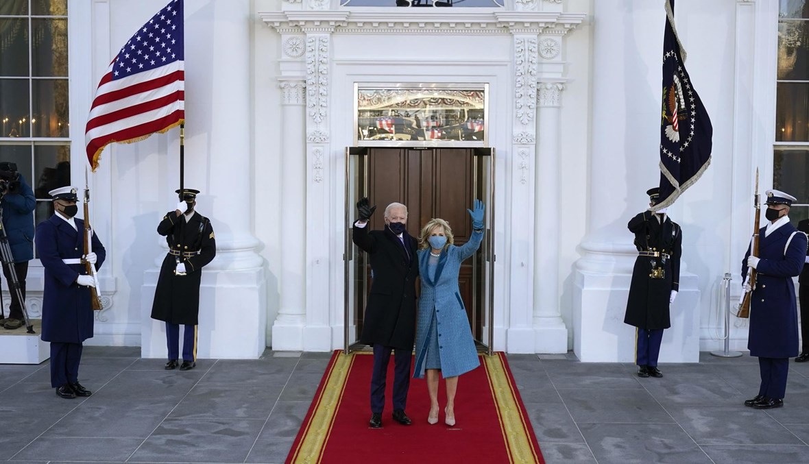 الرئيس الأميركي جو بايدن وزوجته جيل بايدن.