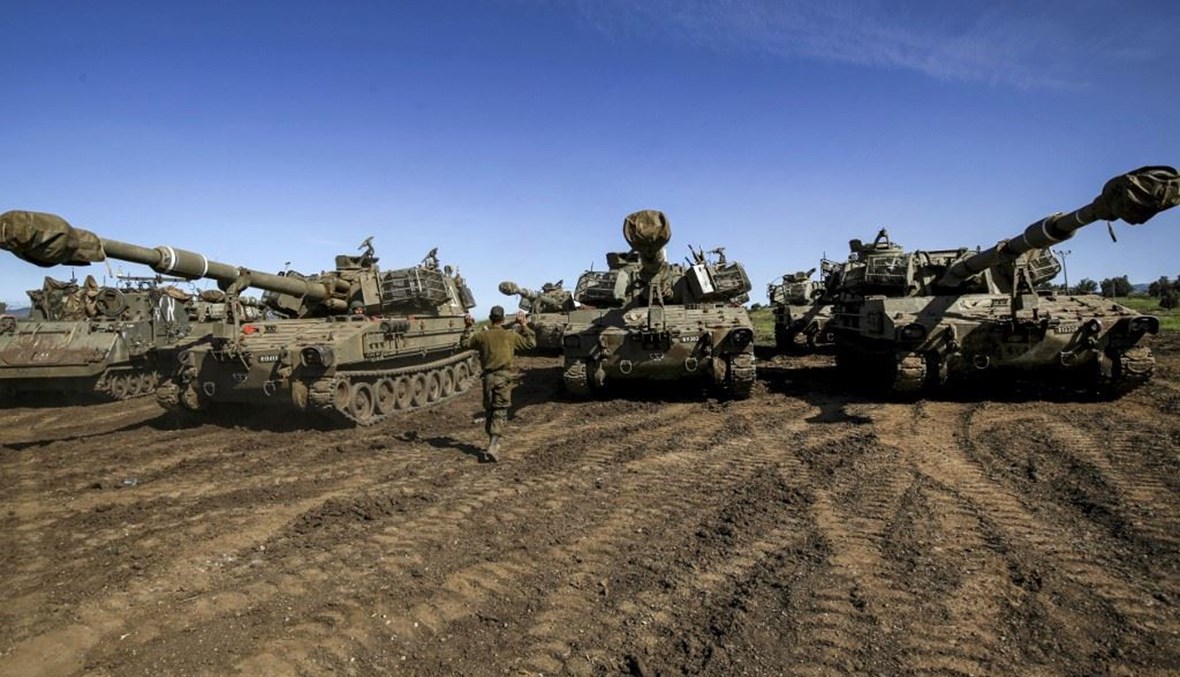 الجيش الإسرائيلي في الجولان المحتل (أ ف ب).