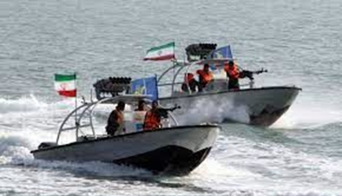 زوارق للبحرية التابعة للحرس الثوري الإيراني.