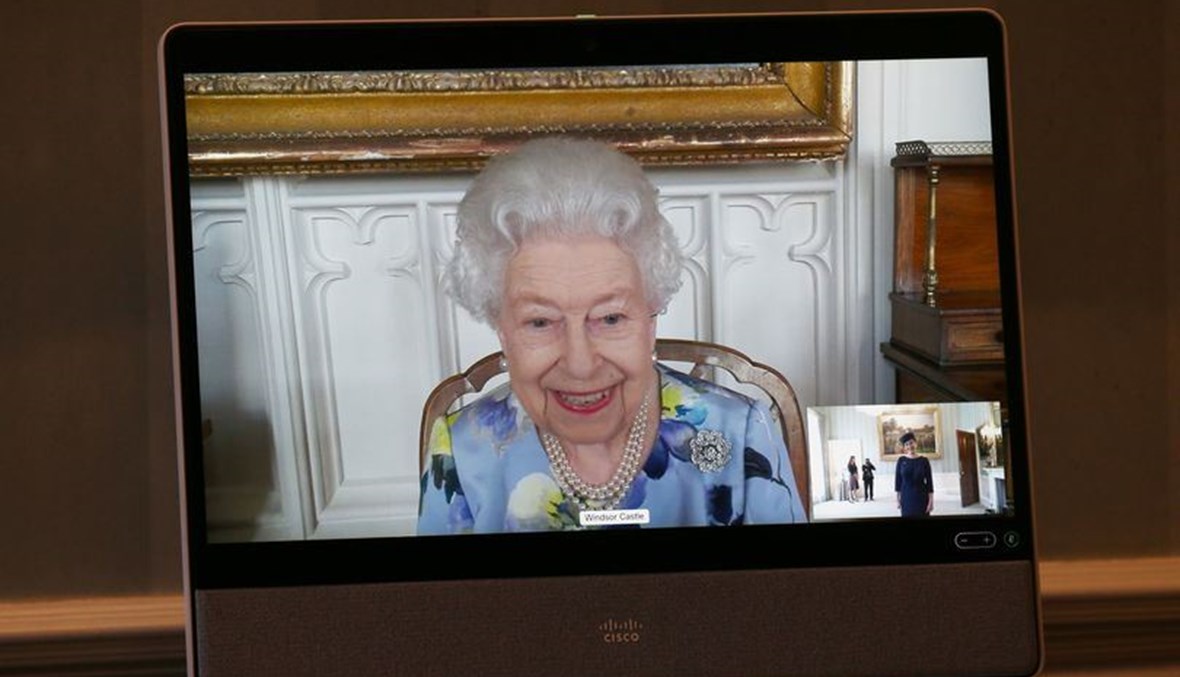 .ظهور الملكة إليزابيث عبر مكالمة فيديو من قصر ويندسور