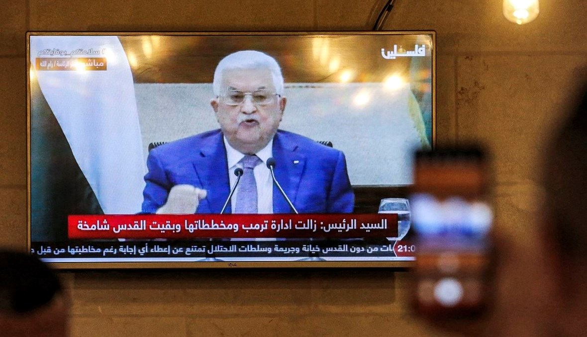 الرئيس الفلسطيني محمود عباس (أ ف ب).